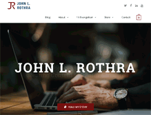Tablet Screenshot of johnrothra.com